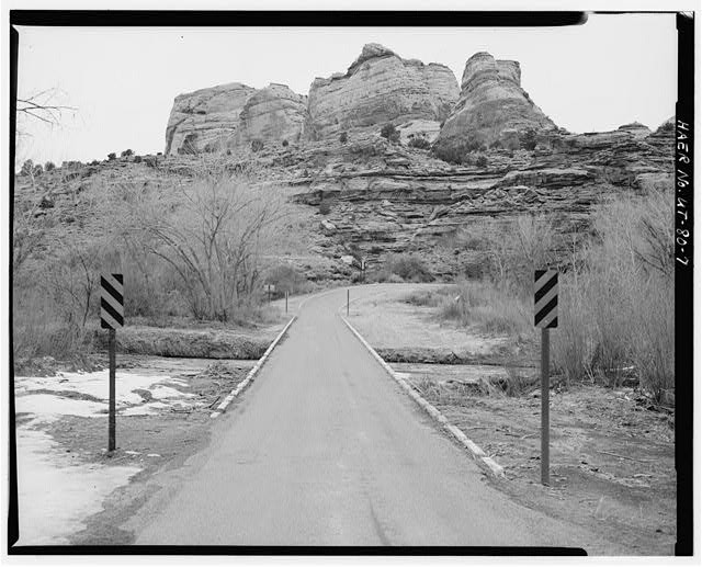 7. BRIDGE DECK, LOOKING NORTHWEST - Escalante River Bridge, Spanning Escalante