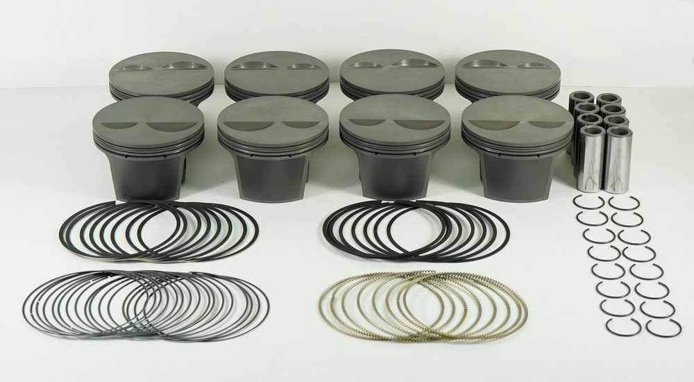 Kit de pistón de motor Mahle - Se adapta a Chevrolet bloque pequeño 358ci, 4.030 orificios, 3.500 tiempos