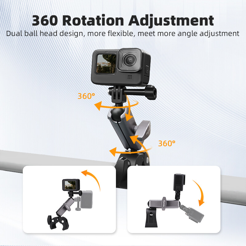 Outdoor Riding Drone RC Mount Camera Expansion Mount for DJI Mini 3/4 Pro RC/RC2