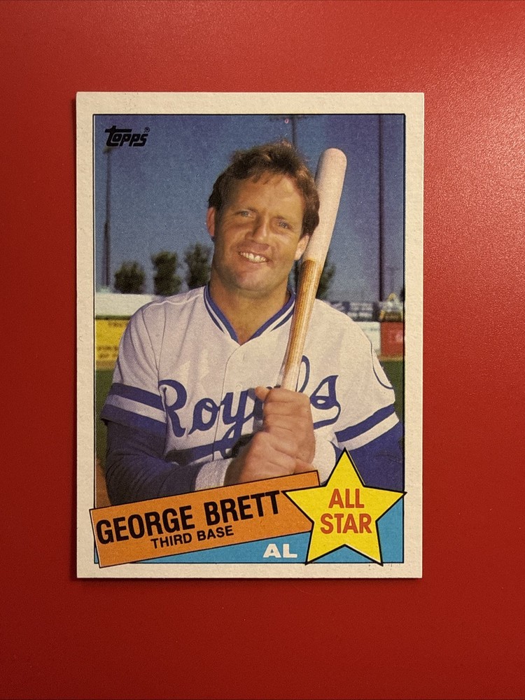 1985 Topps #703 George Brett HOF Kansas City Royals