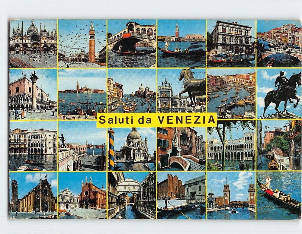 Postcard Saluti da Venice Italy