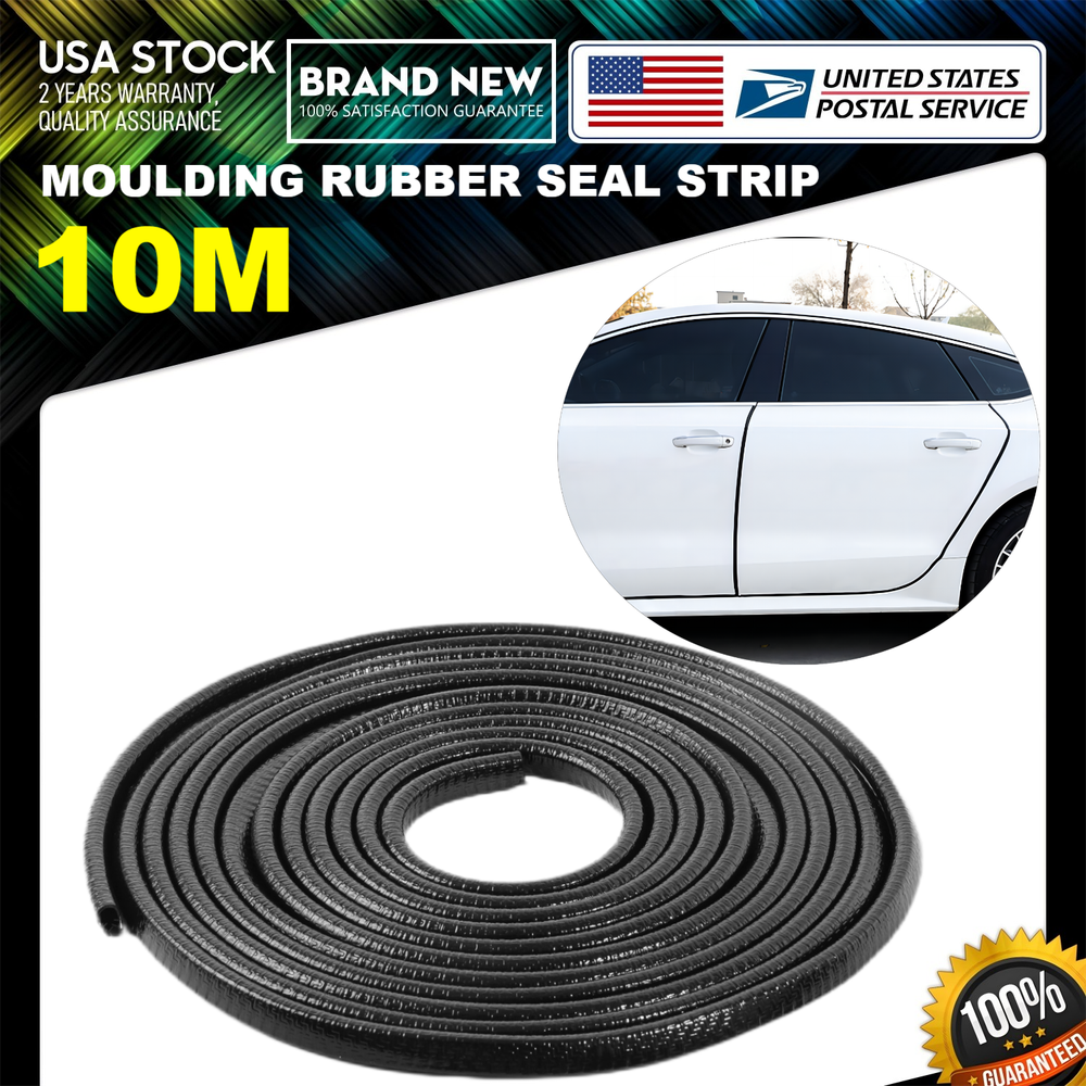 New 20feet Car Bonnet Trunk Hood Edge Rubber Sealing Strip Dust Anti-Collision