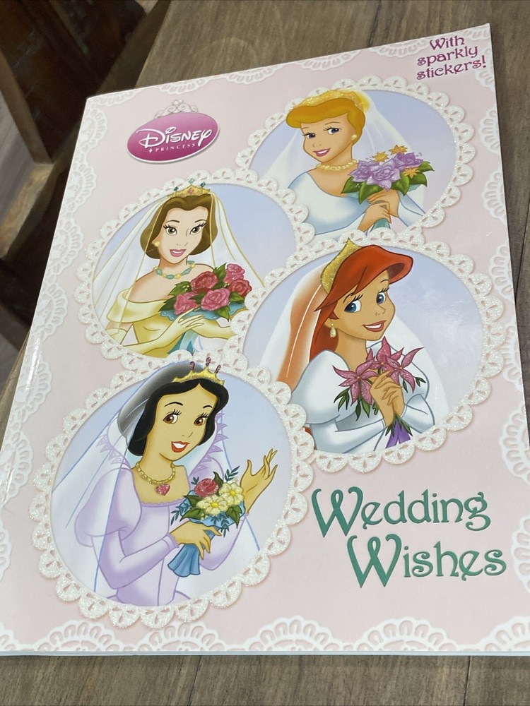 Wedding Wishes (Disney Princess) [Without Sticker(s)] by Golden Books