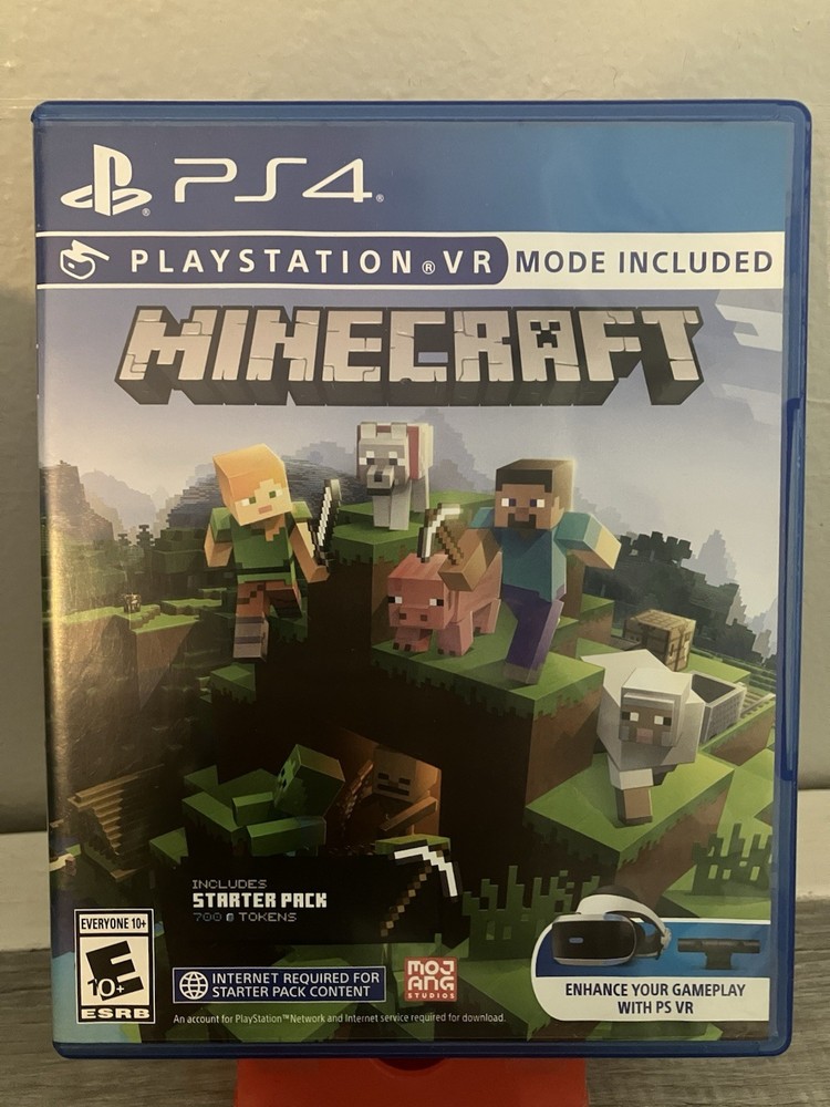 Minecraft Starter Pack on Playstation 4 (Virtual Reality Compatible) - Sony...