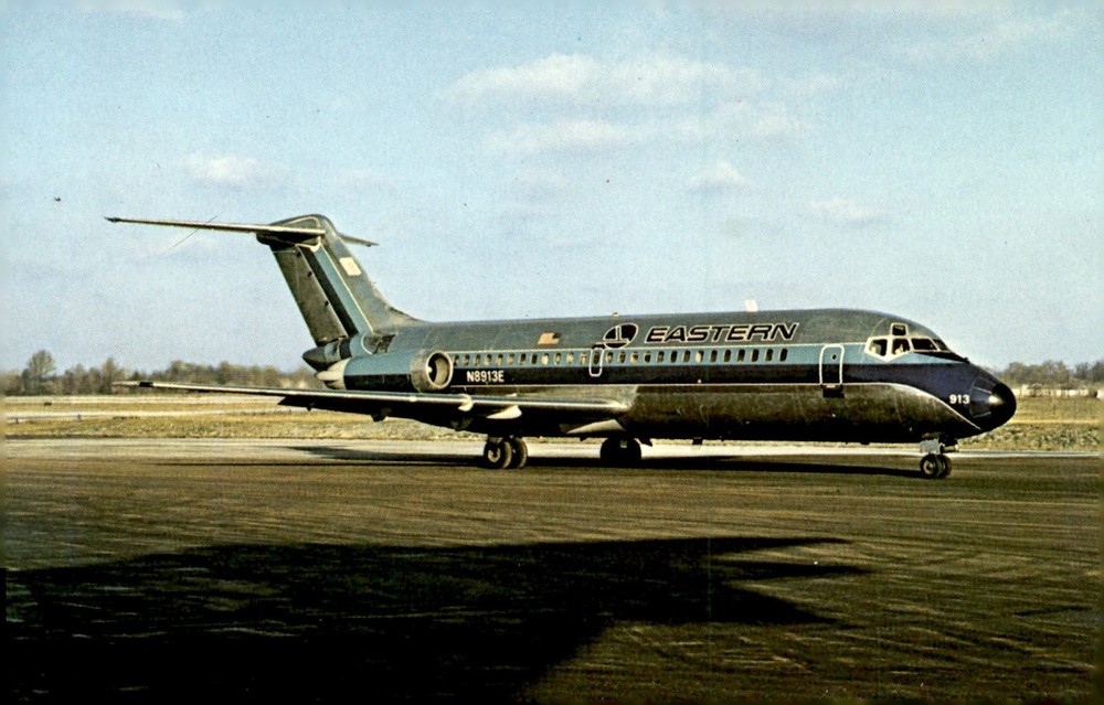 Eastern Airlines Douglas DC-9-14, 1966 Postcard