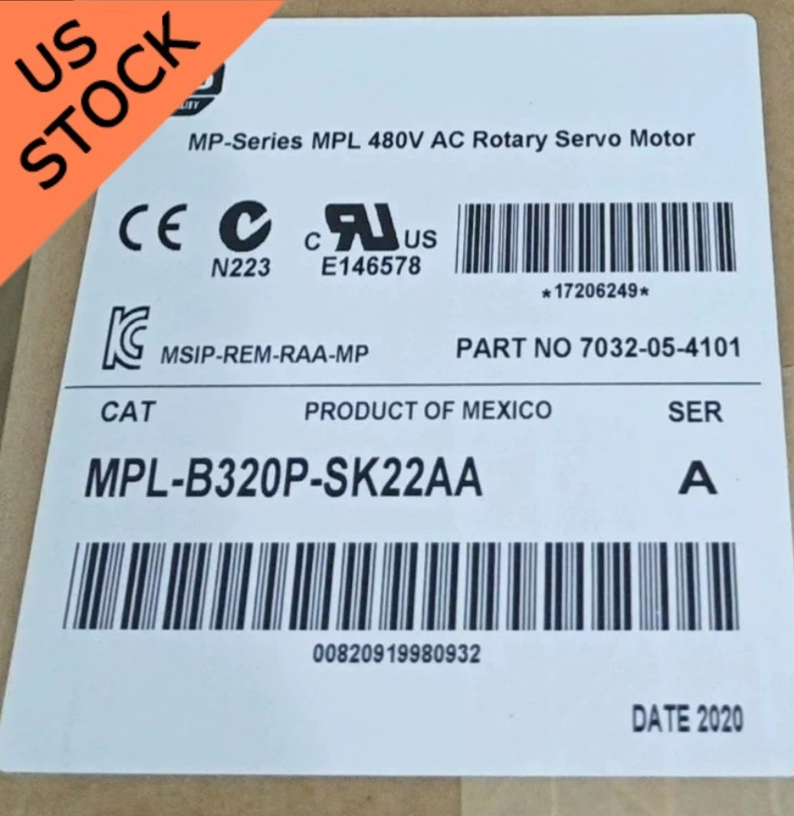 Brand NEW With Warranty MPL-B320P-SK22AA Servo Motor US Stock Fast Free Ship
