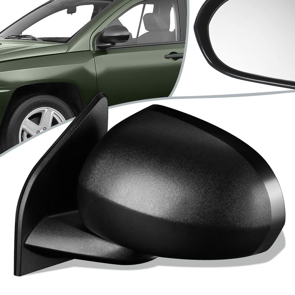 2007-2017 Jeep Compass Left Side Manual Mirror Replacement CH1320266