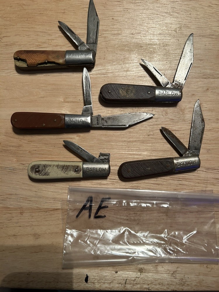 Barlow Knives Set – 5 Blades with 3 Imperial and 2 Japan AE Models