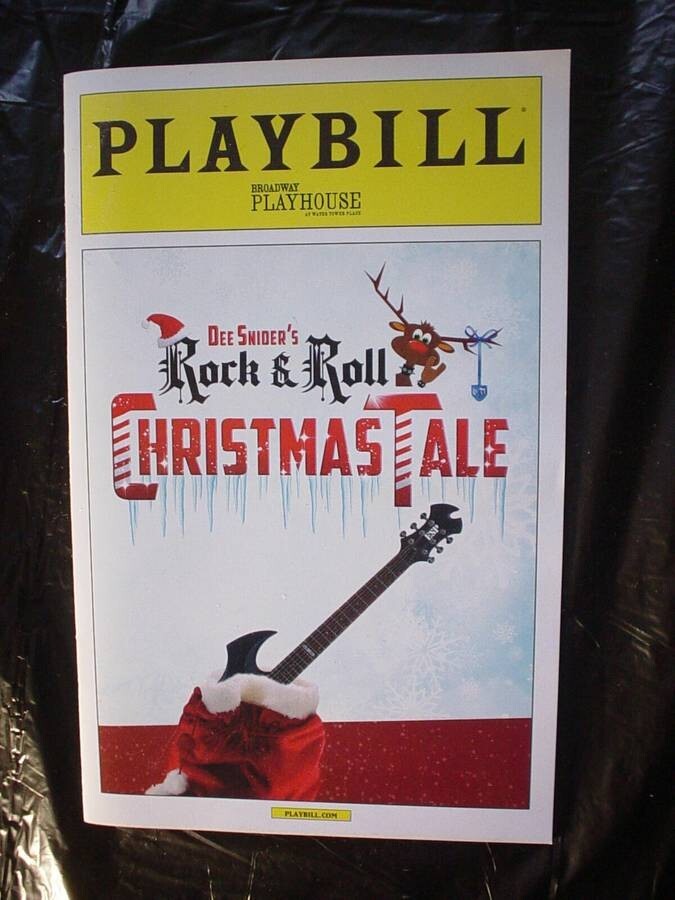 Dee SNIDER Rock & Roll Christmas Tale 2014 RARE Play Book Program Twisted Sister
