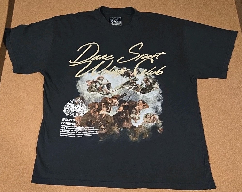 Darc Sport Men’s Wolves Club Limited Edition Credence T-Shirt Size XL