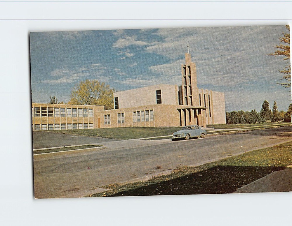 Postcard McCabe Methodist Church Bismarck North Dakota USA