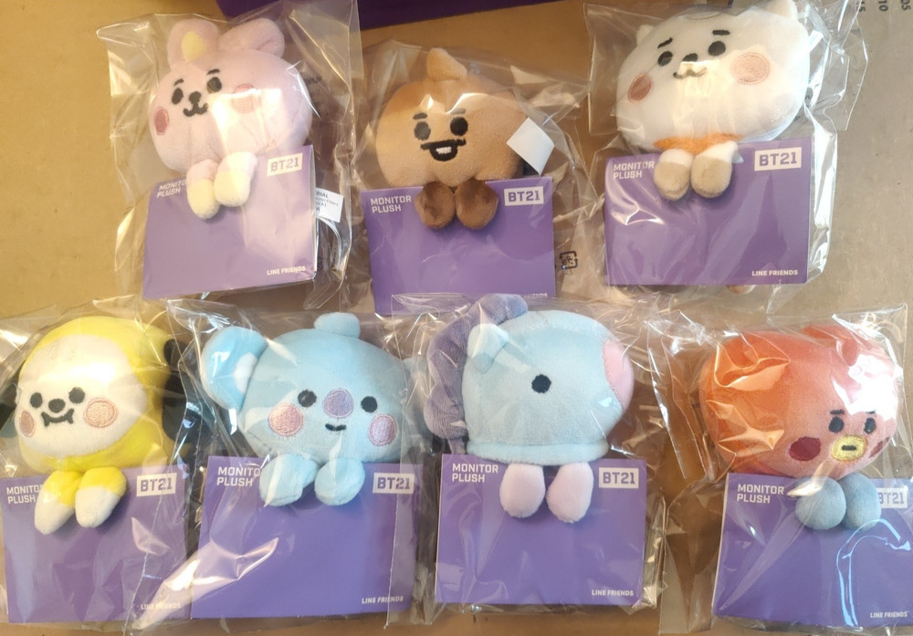 BT21 Monitor Plush - BTS - Line Friends - BRAND NEW