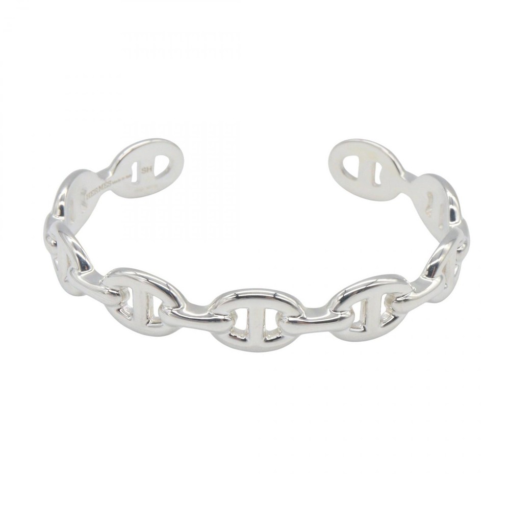 HERMES Chaine dancre Enchainee Bangle Silver925 Used Women