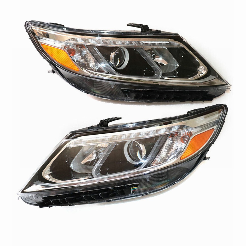 Halogen Headlights Set For 2014 2015 Kia Sorento Left & Right Side w/ LED DRL