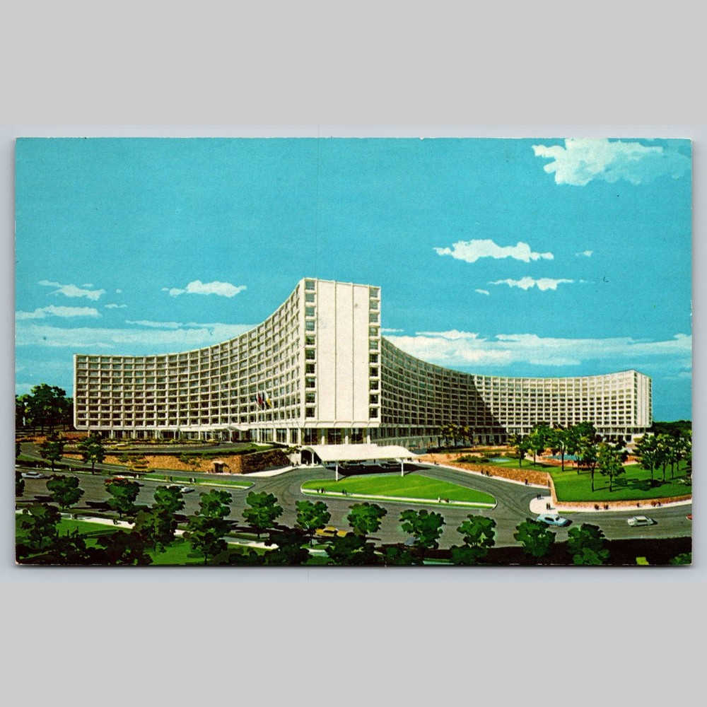 Postcard Washington Hilton Hotel Architecture DC