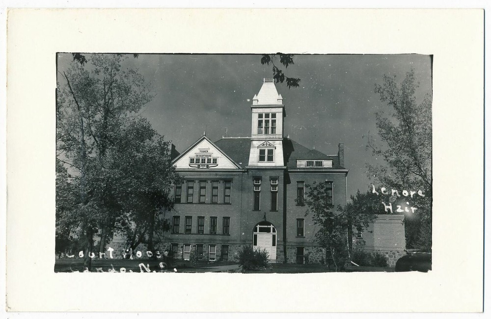 Towner County Court House, Cando, North Dakota RPPC