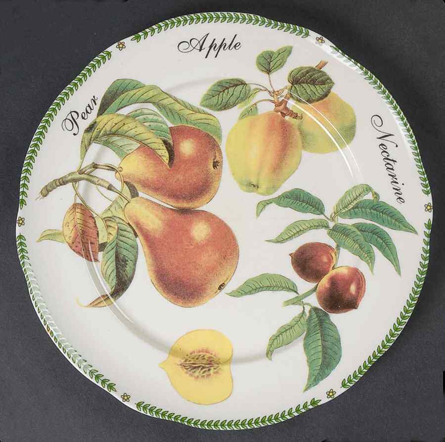 Royal Traditions Botanical Fruit Salad Plate 8910438