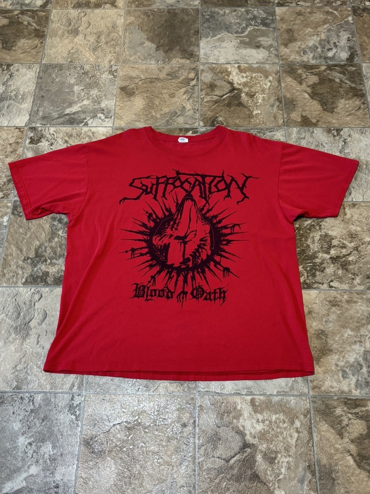 Suffocation Band Vintage Y2K T Shirt