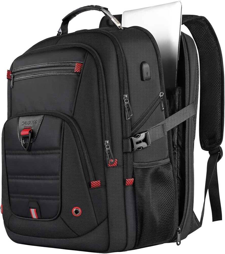 Extra Large Travel Backpack TSA Backpack 17.3 Inch 50L Anti Theft 17 Inch