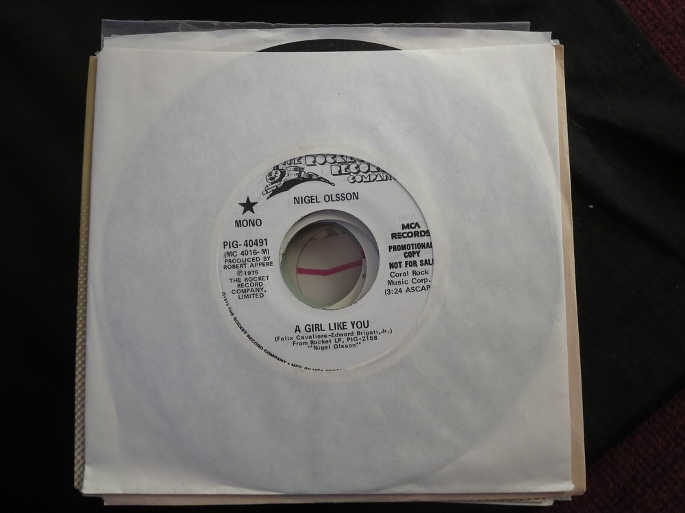 NIGEL OLSSON - A Girl Like You PROMO Unplayed Old Stock