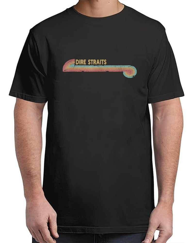 Vintage Retro Line Dire Straits Cassette Stripes For Adult S-4XL T-Shirt