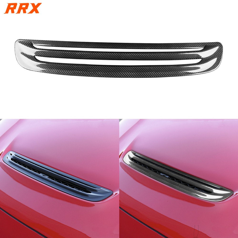 Real Dry Carbon Fiber Hood Vent Cover for 2022+ Honda Civic Type R FL5