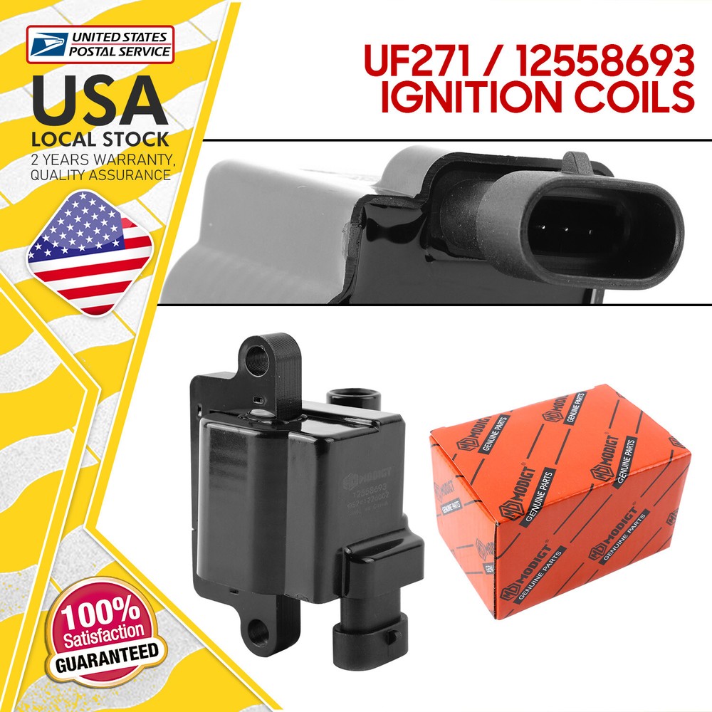 High Performance Square Ignition Coil UF271 for Chevy GMC 4.8L 5.3L 6.0L Engines