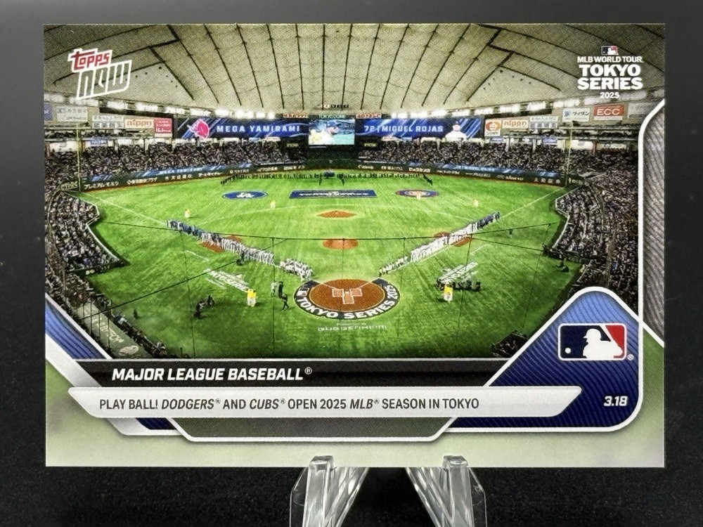 2025 Topps Now MLB Tokyo Series #1 Tokyo Dome Base Card