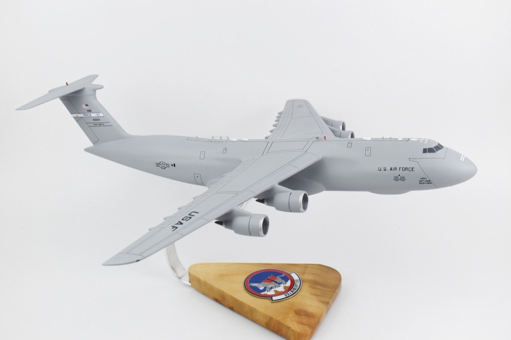 Lockheed Martin® C-5m Super Galaxy®, 22nd Airlift Squadron, 18in Mahogany Scale
