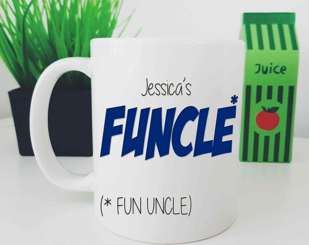 Personalised Uncle Mug Fathers Day Customised Name Mug Personalised Name Mug