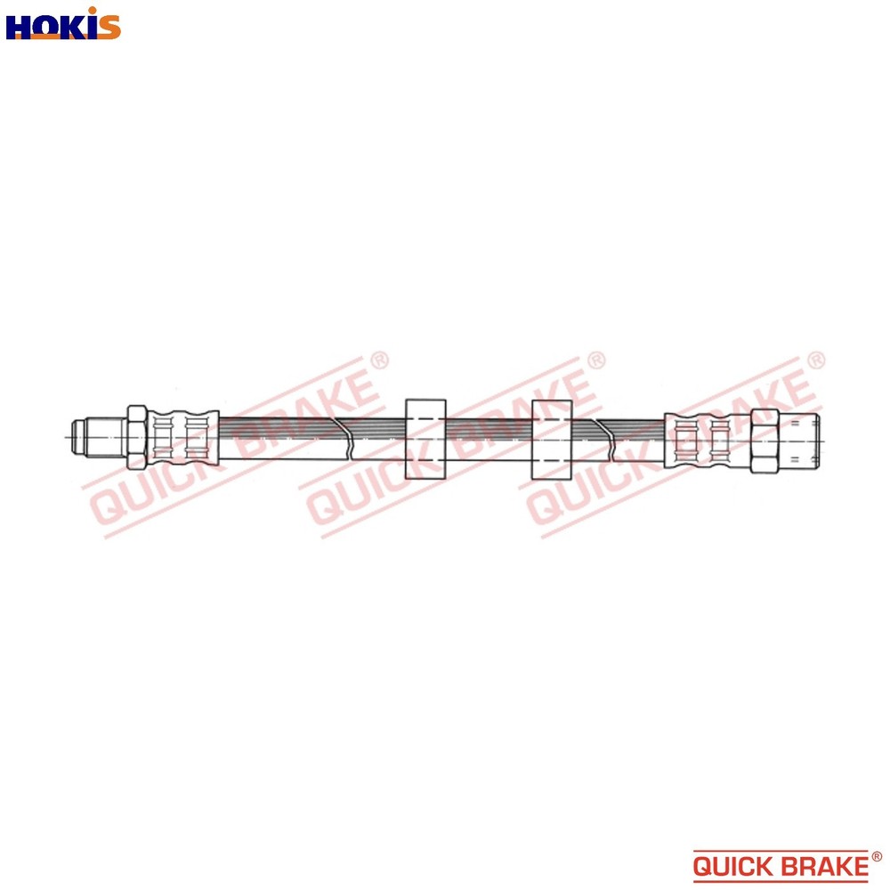 BRAKE HOSE 32.403 FOR VOLVO 760/Rural/Break/Kombi 740/Combi 850 960/II/Mk 940