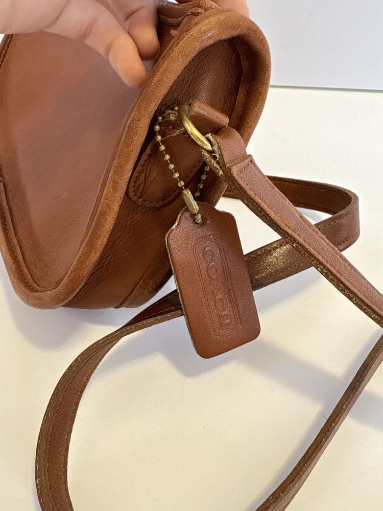 Vintage Coach Wendie Crossbody British Tan Usa 9031