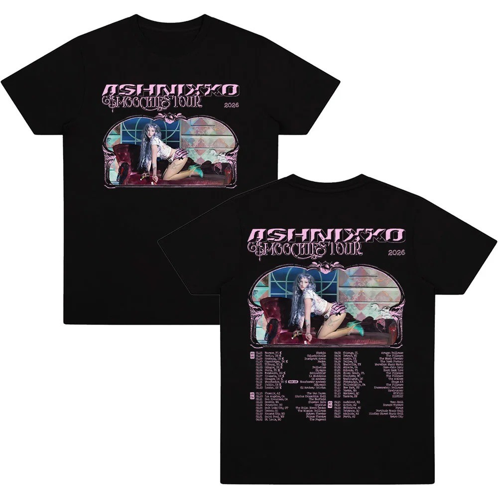 Ashnikko Smoochies Tour 2026 Double Sided Unisex T-Shirt