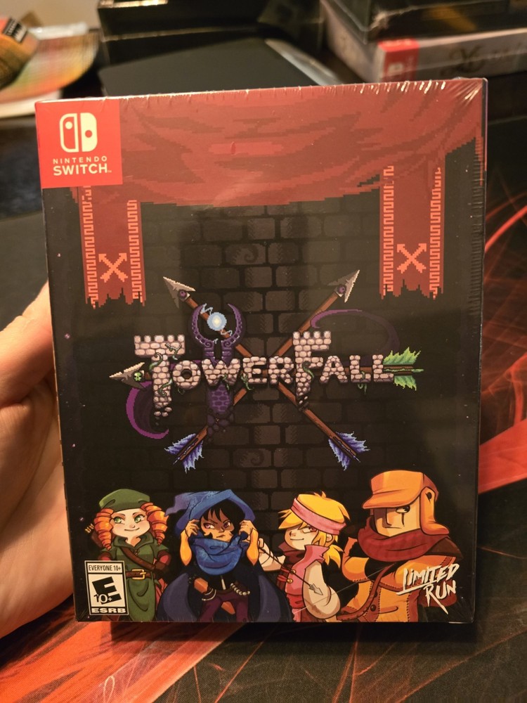 TowerFall Limited Run Collector's Edition (Nintendo Switch, 2020) NEW/SEALED
