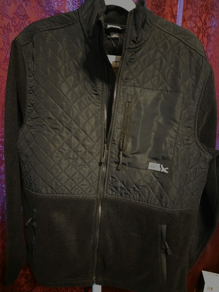Eddie Bauer Men's Mixed Media Fleece Jacket. Sz M. NWT.   #777