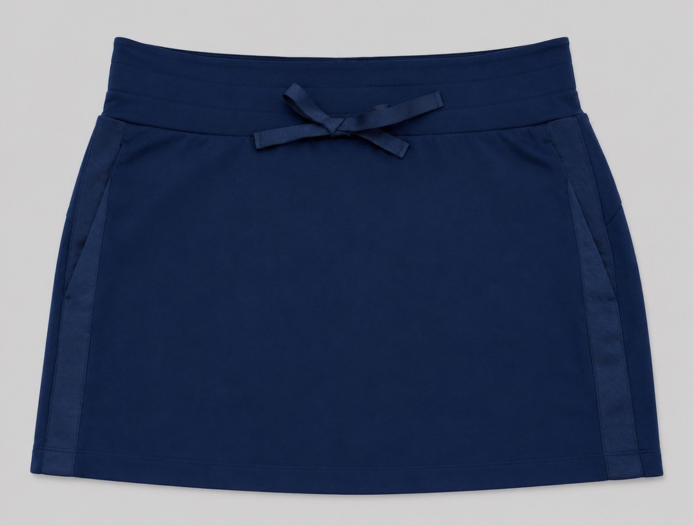 Athleta Metro Downtown Navy Blue Skort Skirt Size M Athleisure Tennis Golf
