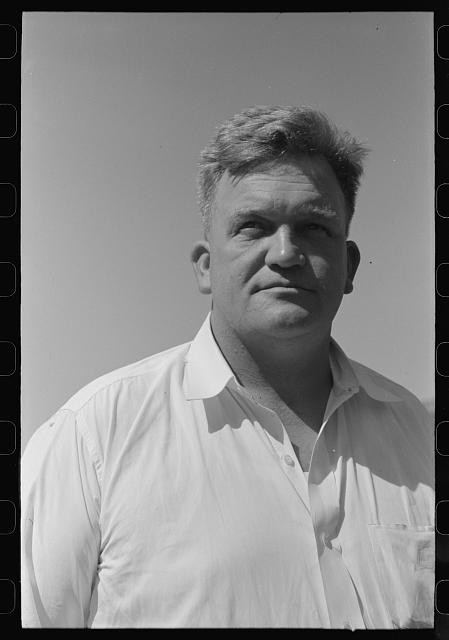 Walla Walla County Washington 1941 Harvest Hand Wheat Fields Portrait