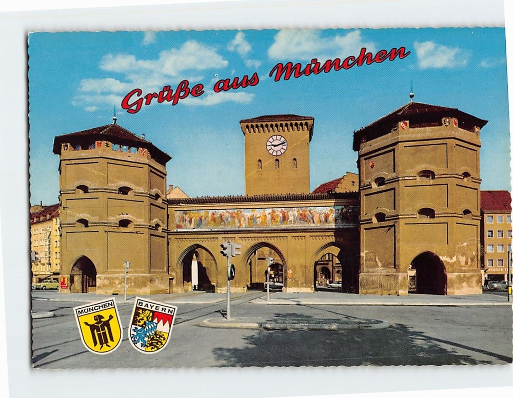 Postcard Greetings From Munich Germany
