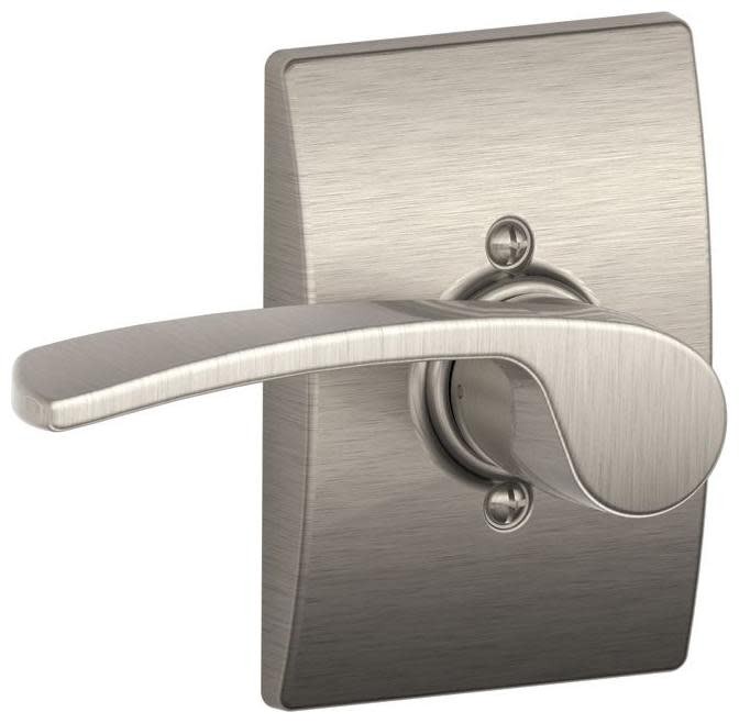 Schlage F170-MER-CEN-LH Left-Handed Merano Single-Sided Non-Turning Door Lever