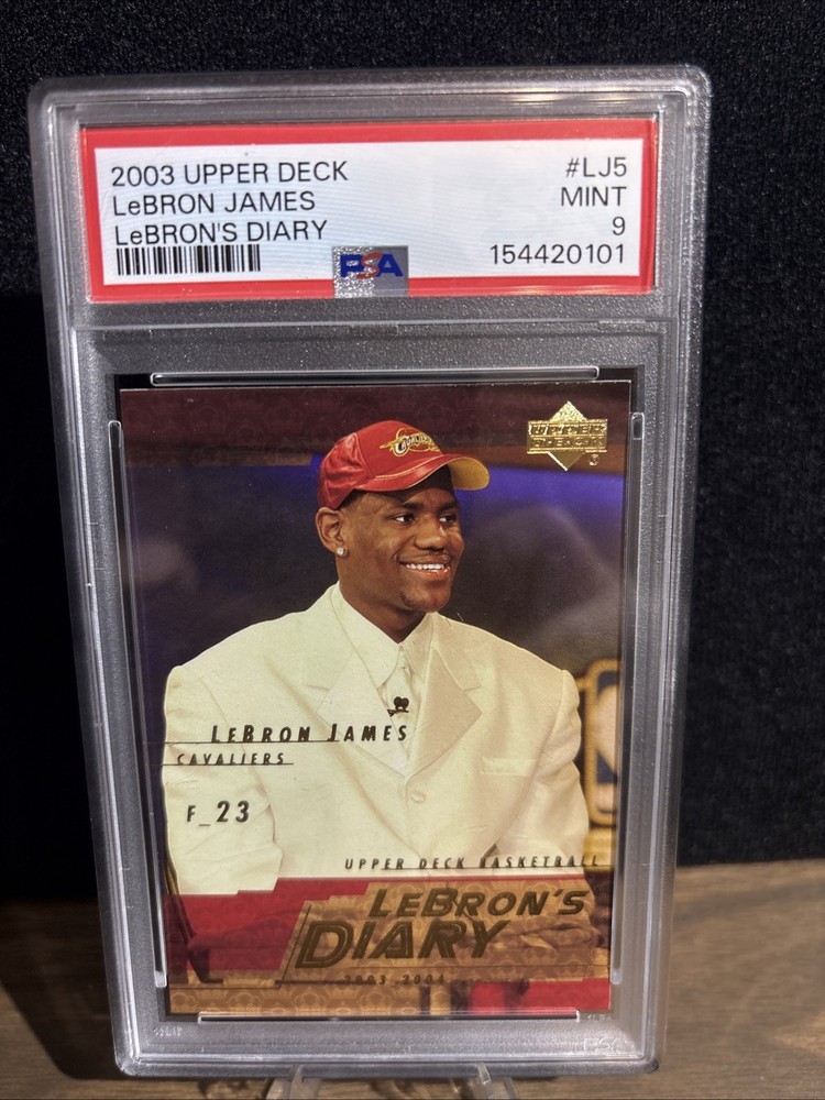 2003-04 Upper Deck - Lebron's Diary LeBron James #LJ5 (RC)