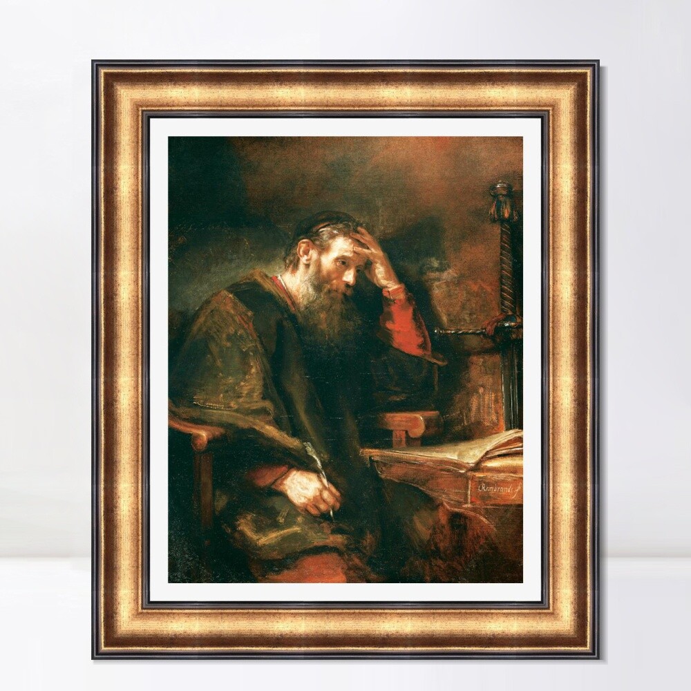 Framed Canvas Art Giclee Print Series#055 by Rembrandt Harmenszoon van Rijn