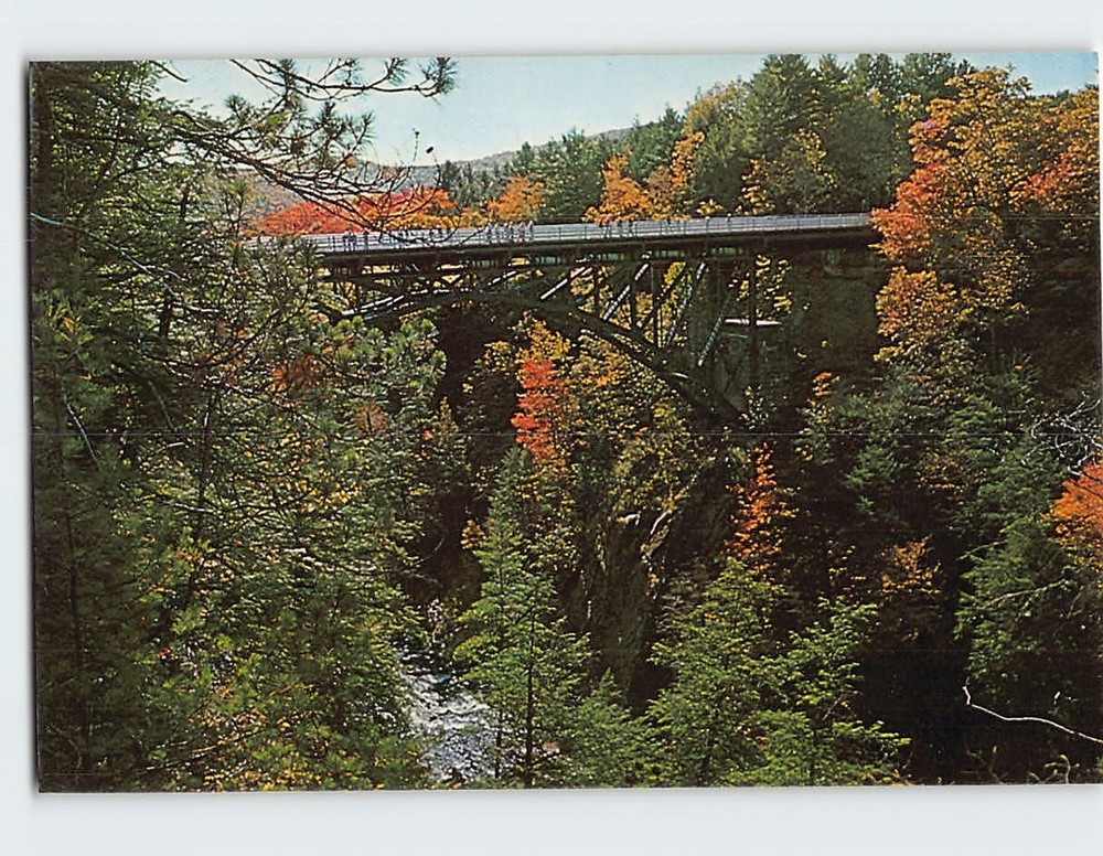 Postcard Quechee Gorge Quechee Vermont USA