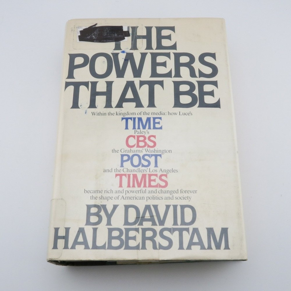 The Powers That Be David Halberstam 1979 First Edition Media Politics