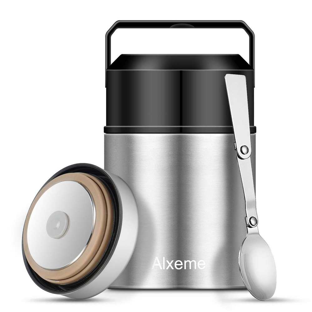 Food Jar Insulated Lunch Container Bento Box for Cold Hot Food 27oz Food Flas...