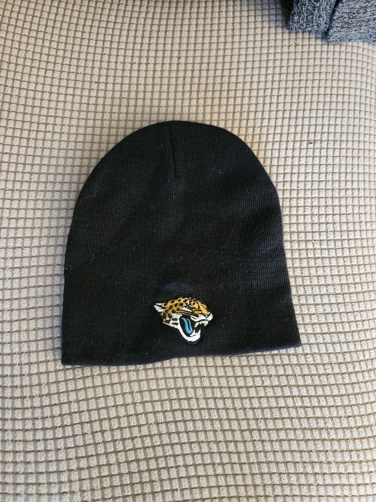 Jaguars Hat Beanie Winter Stocking Cap Beanie NFL Team Apparel Preowned