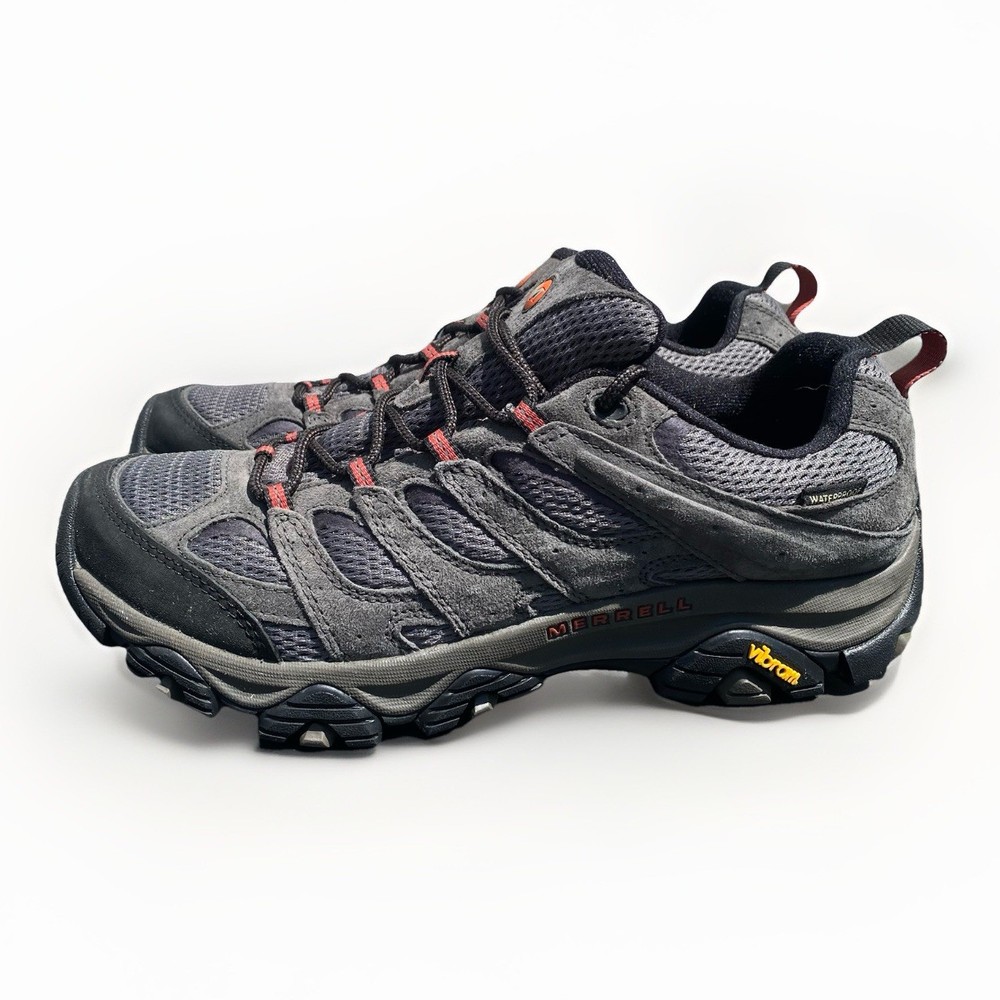 Merrell Moab 3 Mid Waterproof Men's Hiking Boots Size 10.5 Gray Beluga J035843Z