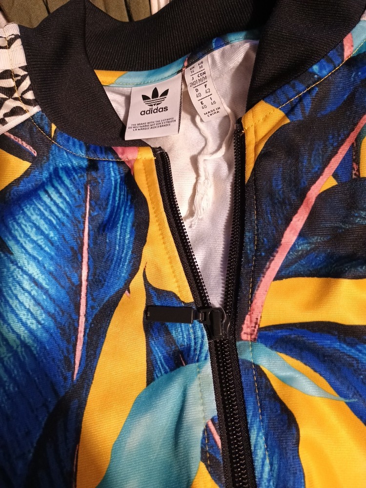 Adidas Originals X Farm Blue Leaf Jacket M
