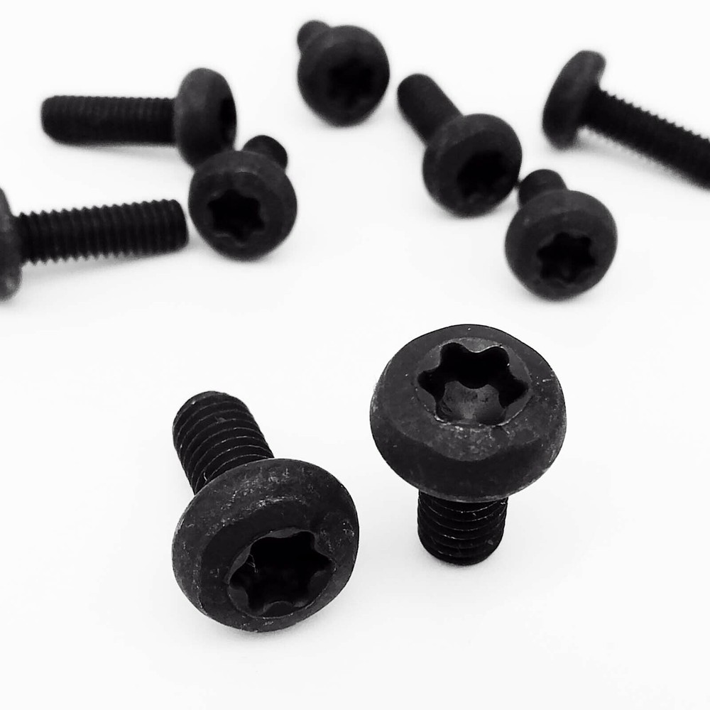 10-50X M1.6-M4 Black Steel Torx Pan Head Screws GB2672