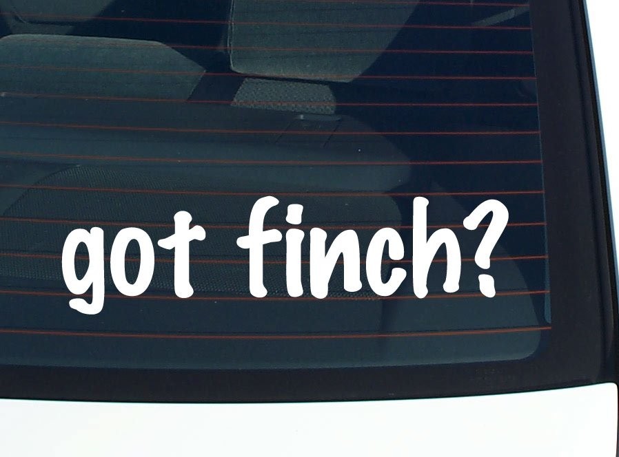 Got Finch Funny Last Name Car Decal Vinyl Bumper Sticker Window Pride