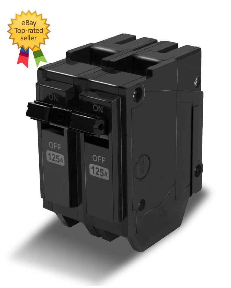 THQL21125 2-Pole 125 Amp Circuit Breaker  Repalce for GE 125 AMP Breaker Fit